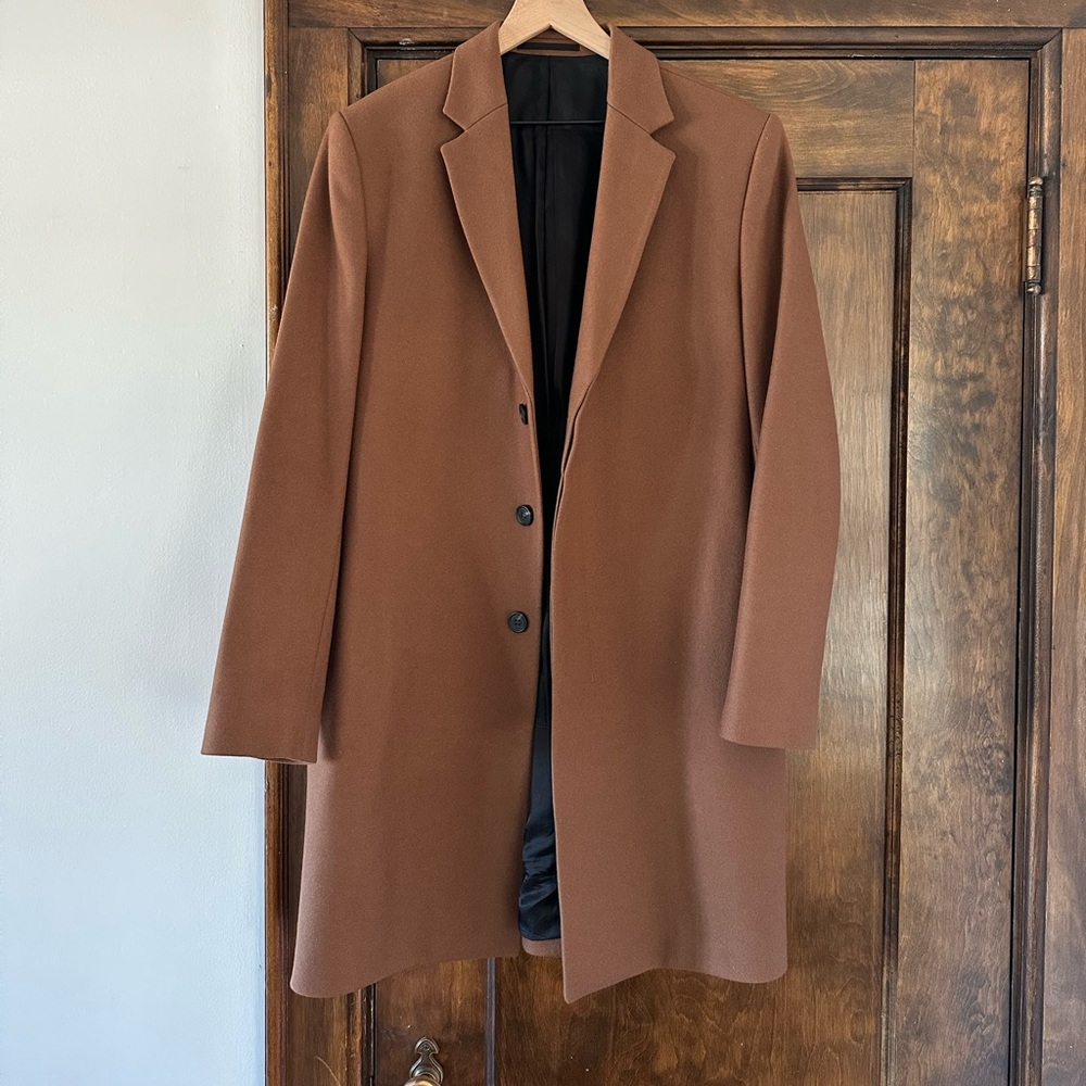 Brown COS Peacoat in Size 50